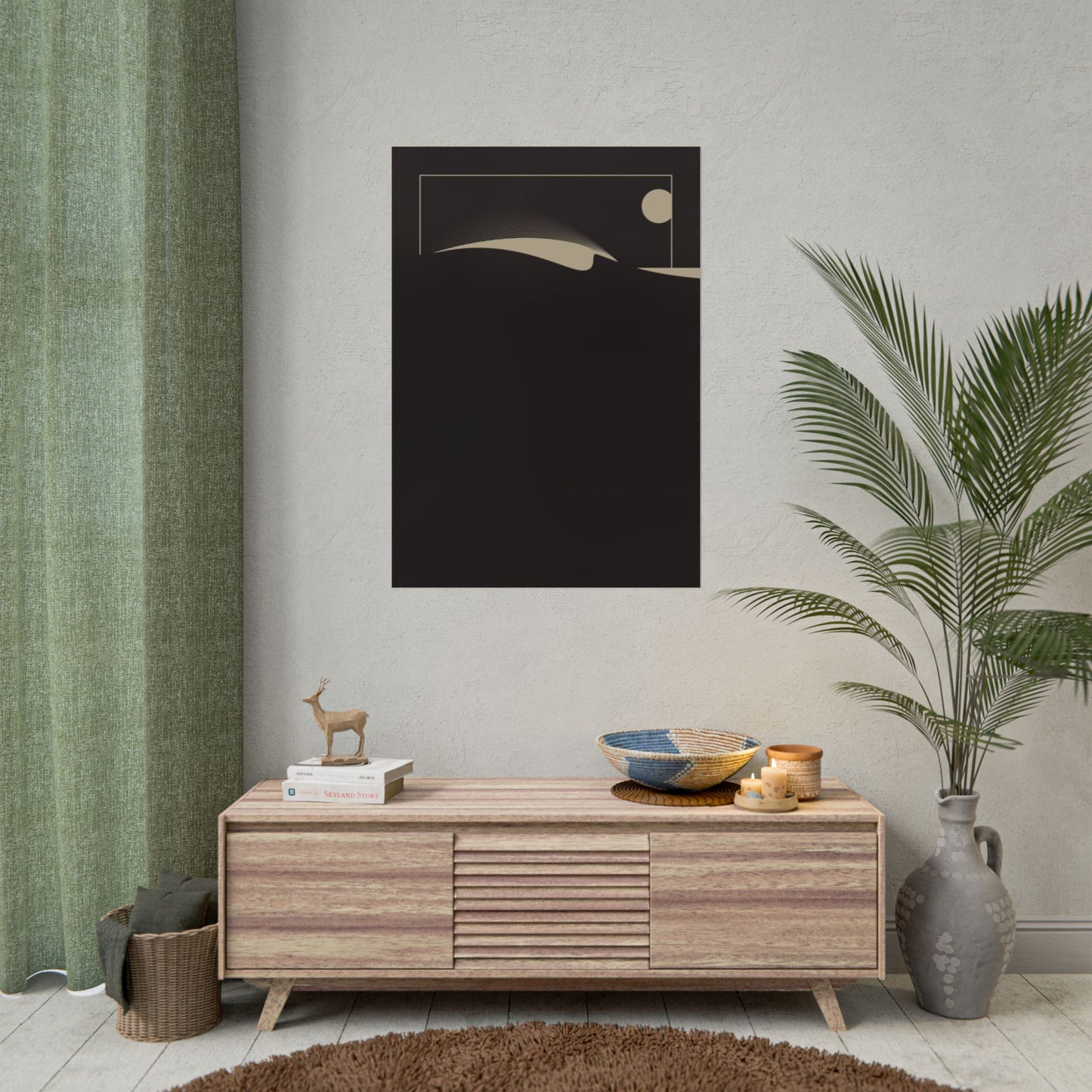 Night Wave 1 - Black - Fine Art Print