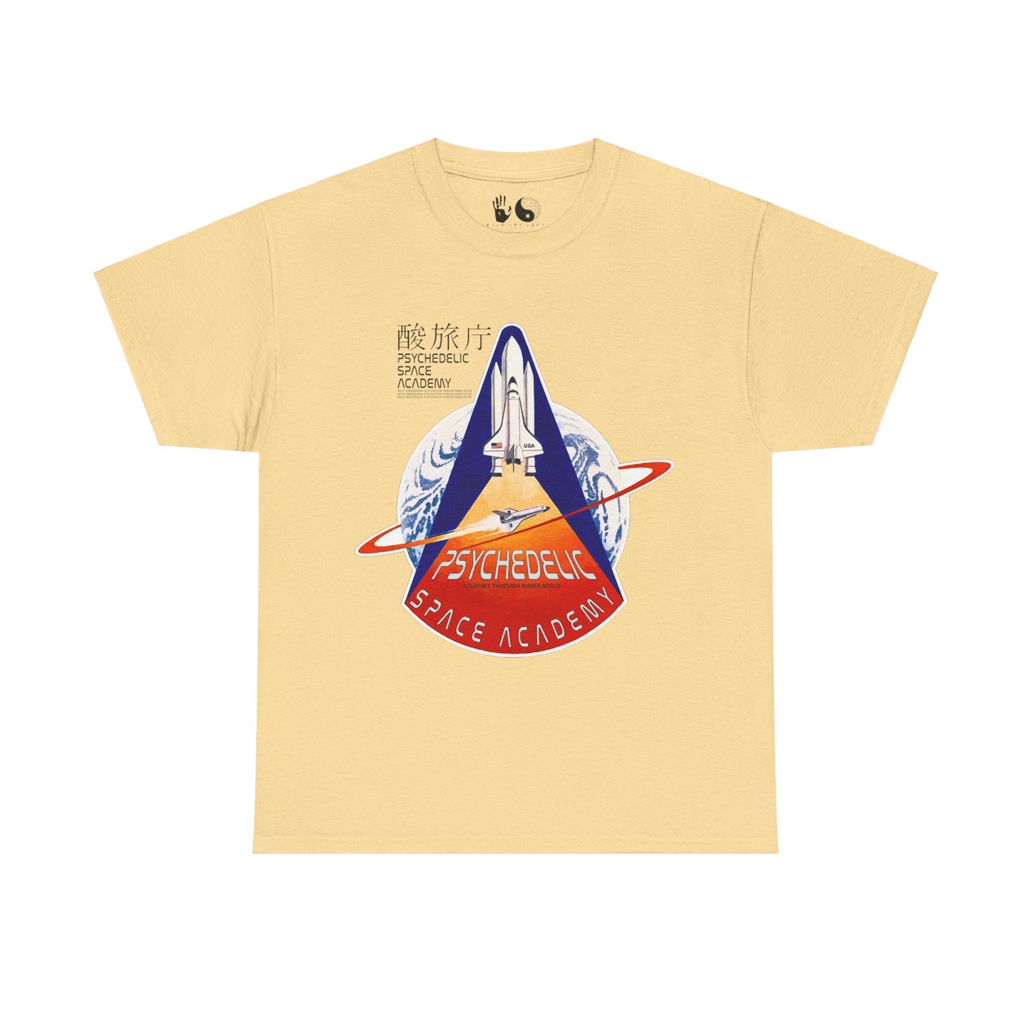 Blast Off Psychedelic Space Academy - T Shirt