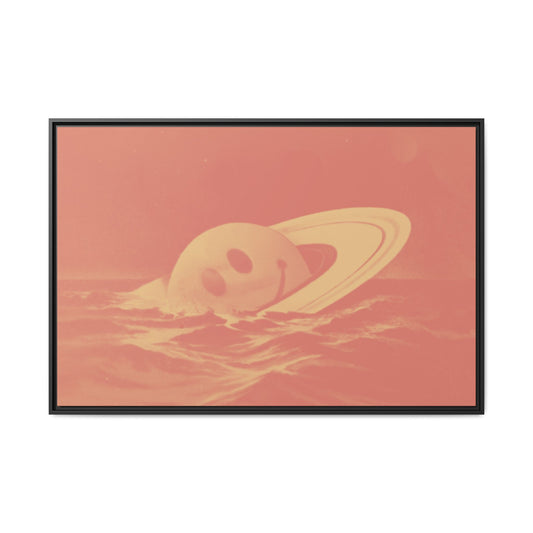 Everything Is Fine - Sunset - Framed Canvas