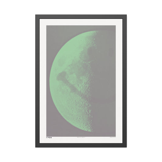 Hello Moon - Purple Haze - Framed Print