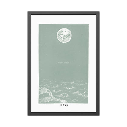 Hello Earth - Sage - Framed Print