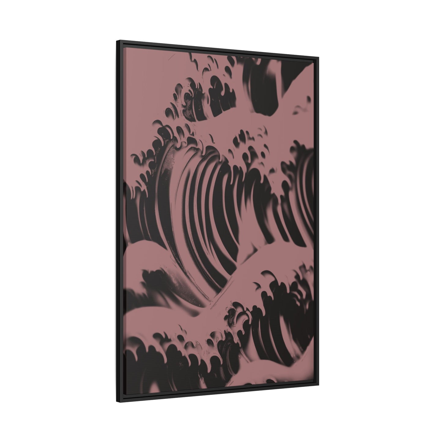 Eastern Crest - Rose - Framed Canvas