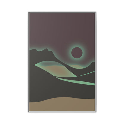 Arch - Merlot - Framed Canvas