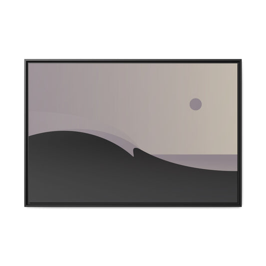 Hazy 1 - Framed Canvas