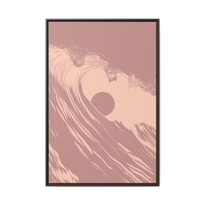 Keyhole - Dusk - Framed Canvas