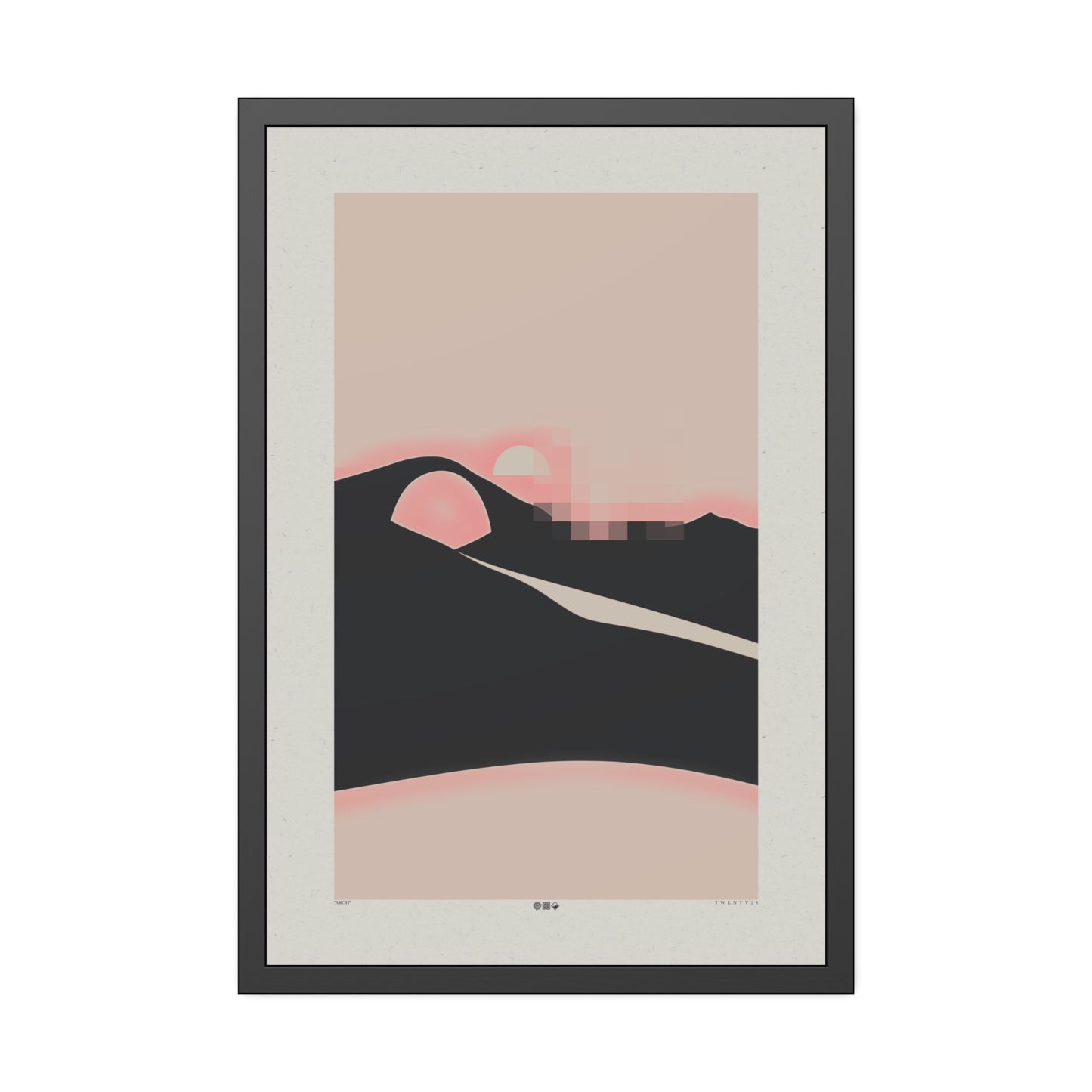 Arch - Dusk - Framed Print