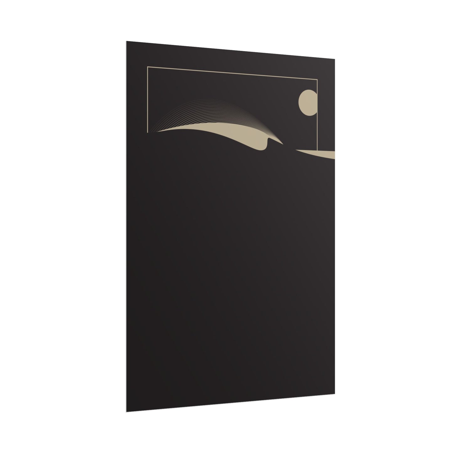 Night Wave 1 - Black - Fine Art Print