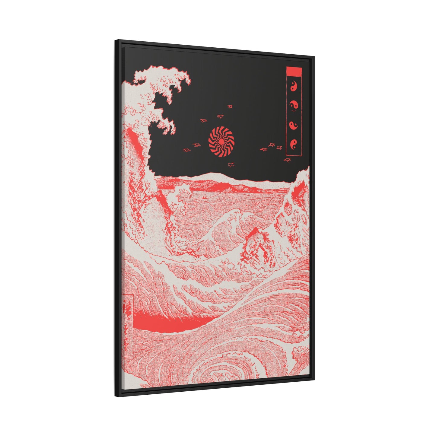 Back Wash - Framed Canvas