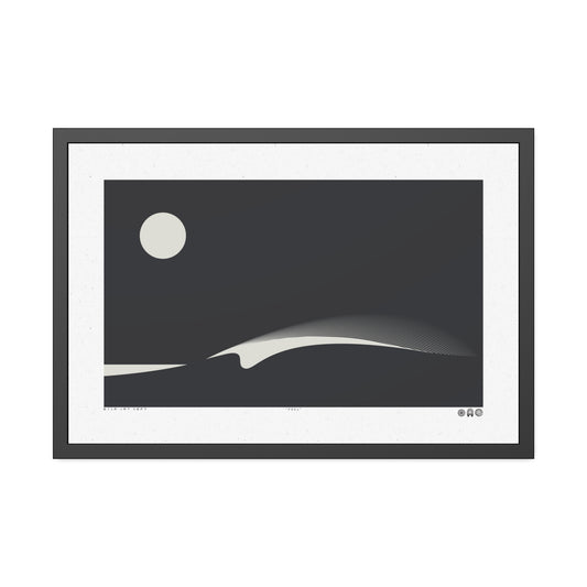 Peel 3 - Night - Framed Print