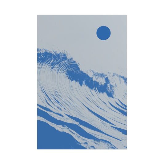 Thresh Wave - Royal - Fine Art Print