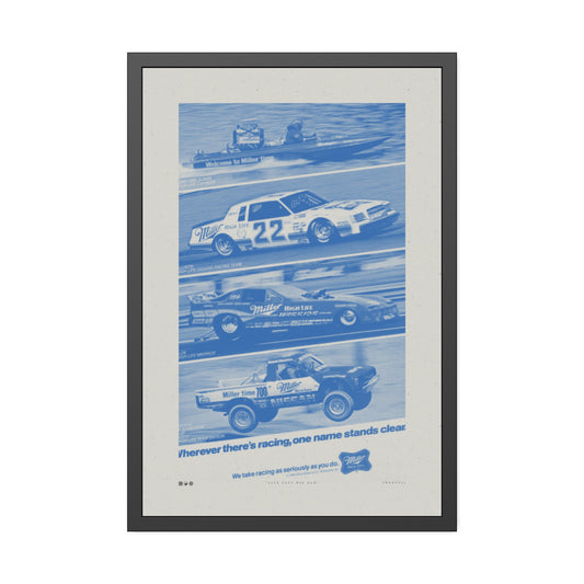 Miller Racing - Framed Print