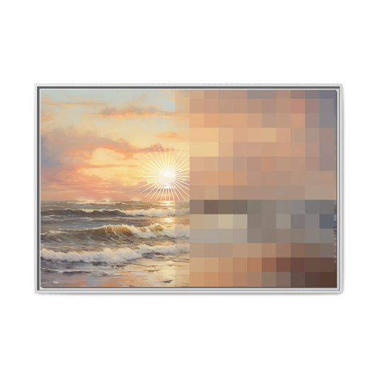 Golden Hour - Framed Canvas