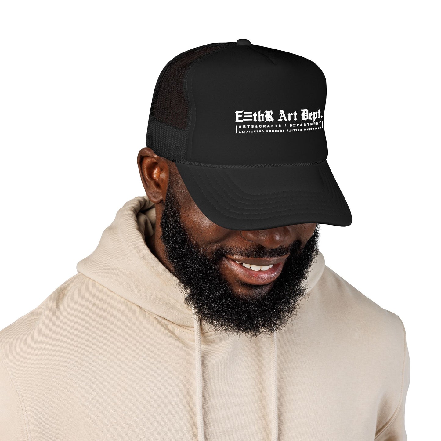 Ethx Art Dept. Foam Trucker Hat – Gothic Logo Mesh Cap