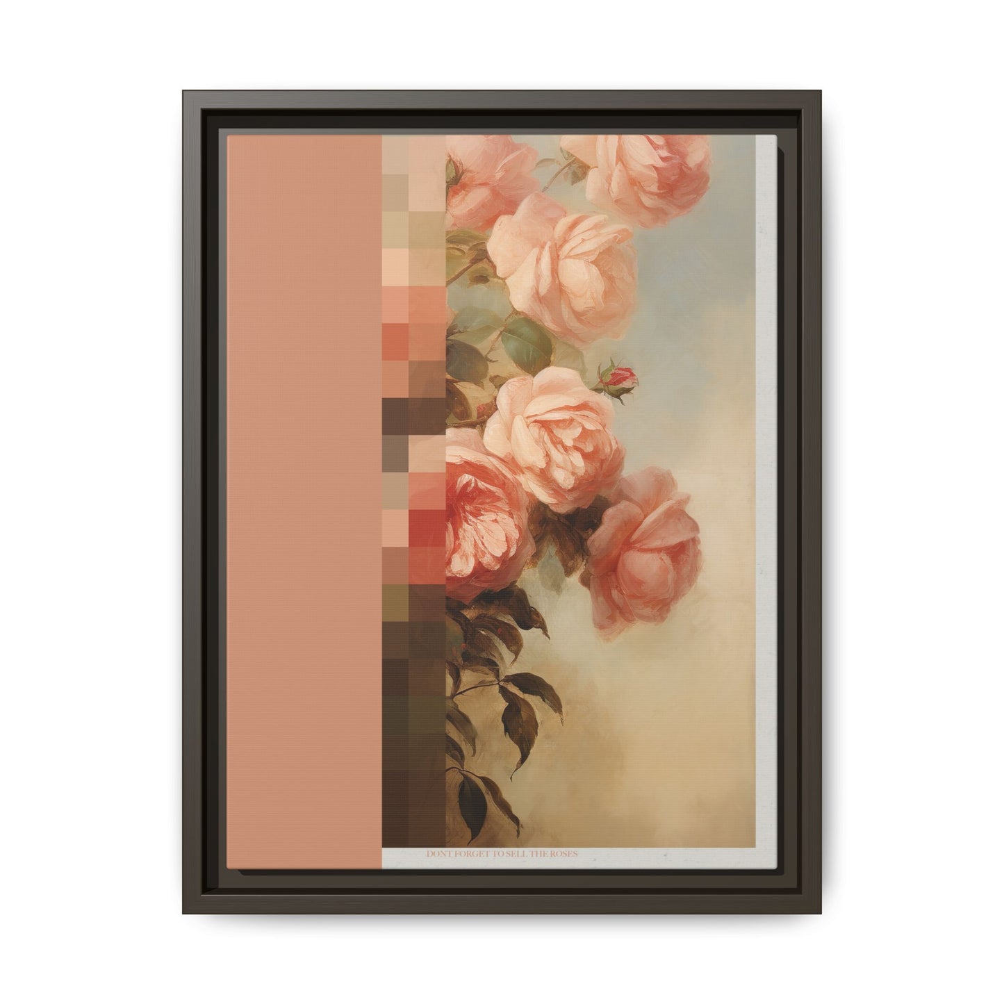 Rose Bloom - MDRN ANTQ - Framed Canvas