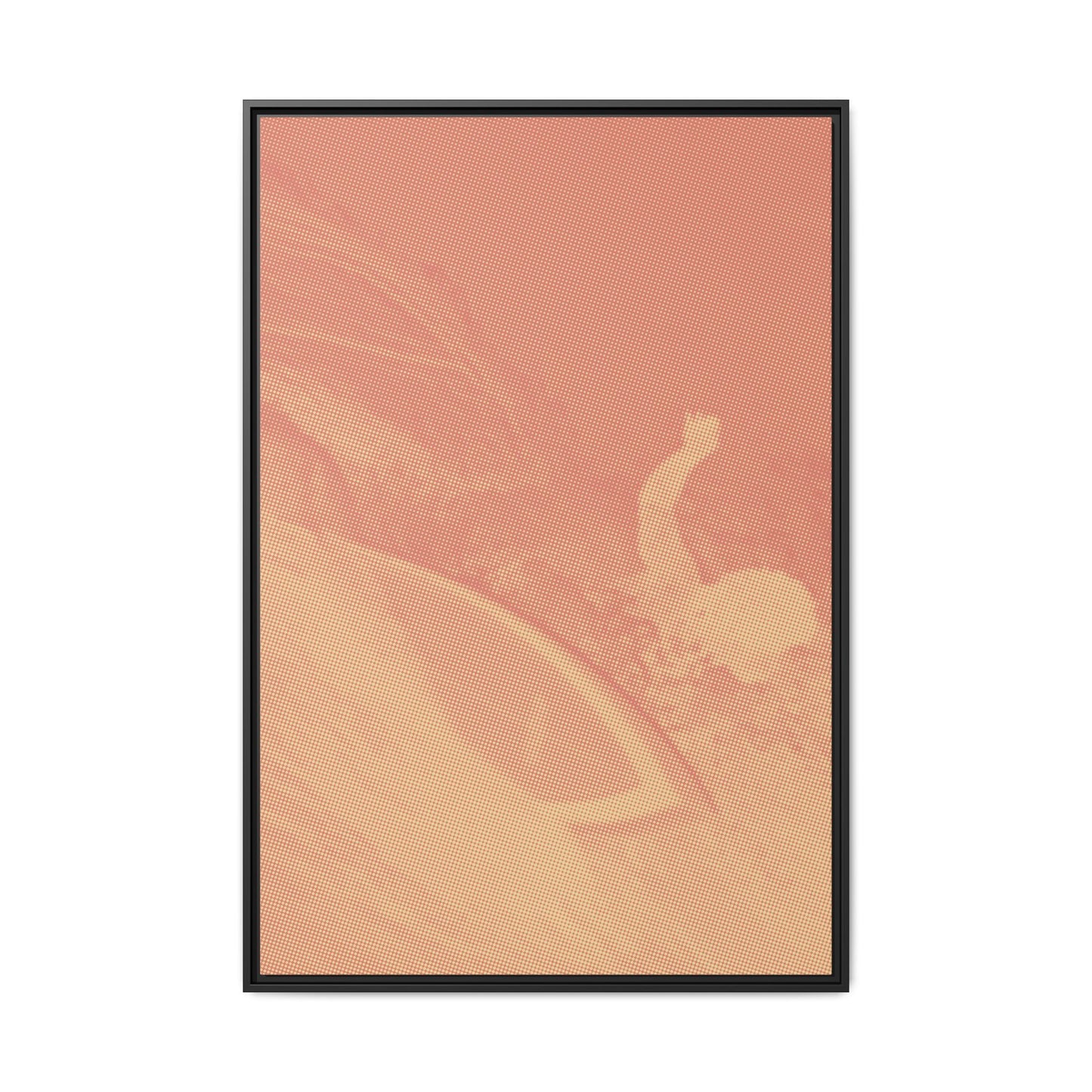 Buttons Cover Shot - Dawn - Framed Canvas