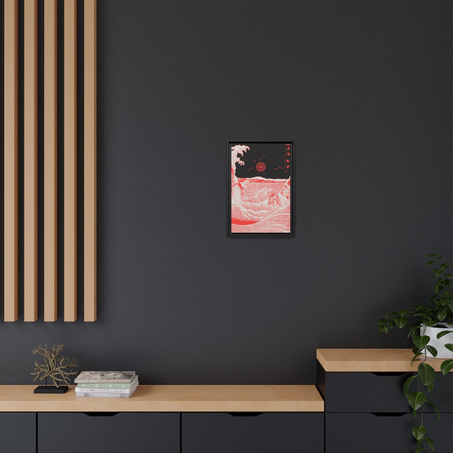 Back Wash - Framed Canvas