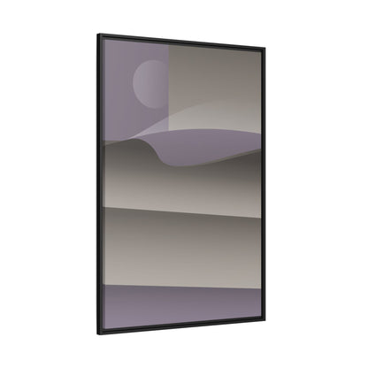 Stacked - Purple Haze - Framed Canvas
