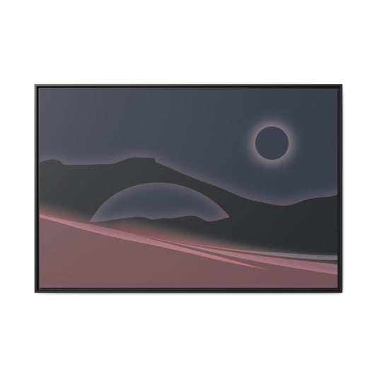 Archway - Midnight - Framed Canvas