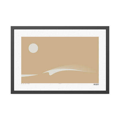 Peel 3 - Sunny - Framed Print
