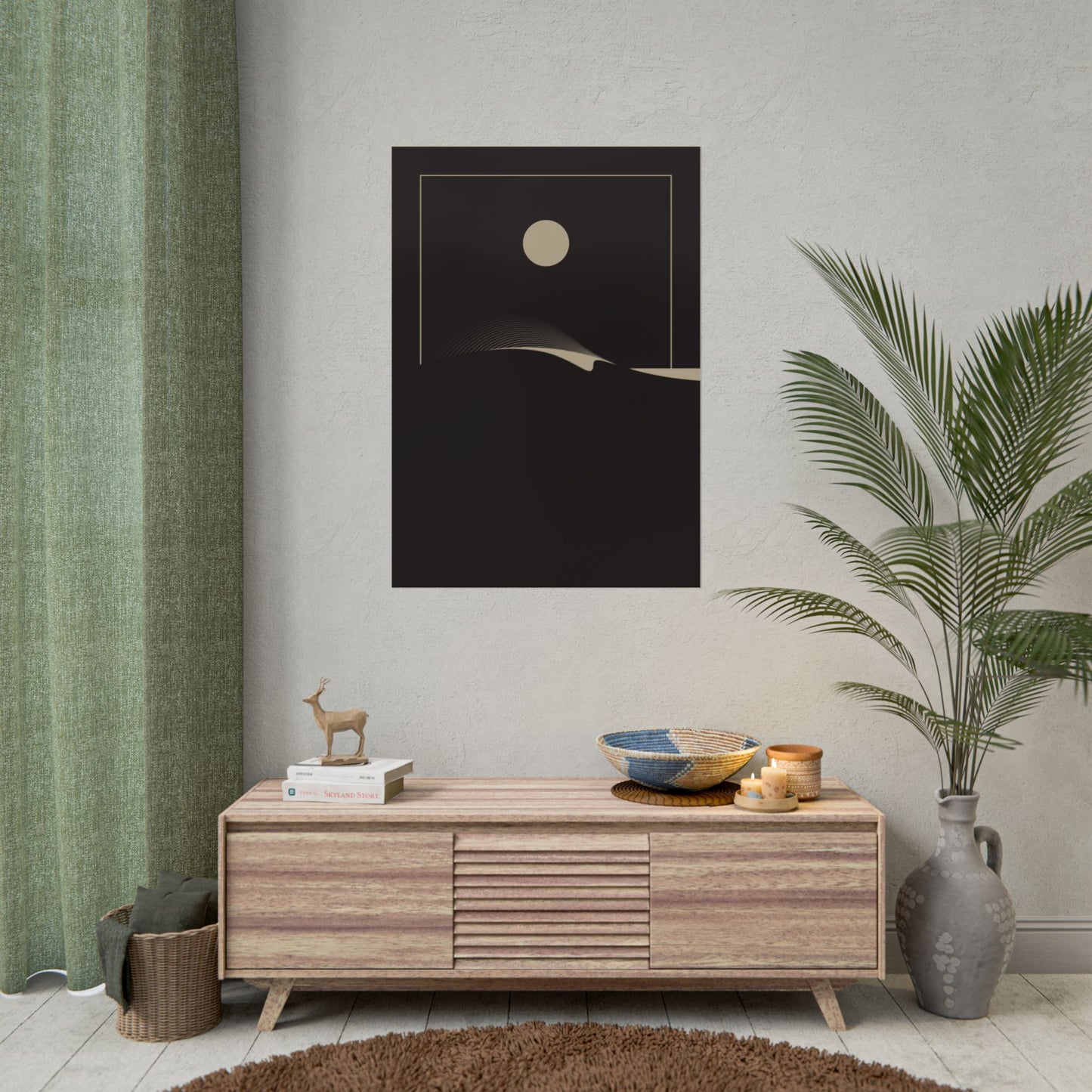 Night Wave 3 - Black - Fine Art Print