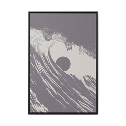 Keyhole - Purple Haze - Framed Canvas