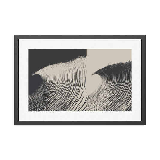 Night Wave 5 - Dusk - Framed Print