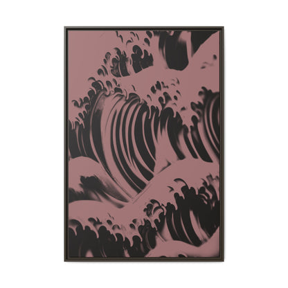 Eastern Crest - Rose - Framed Canvas