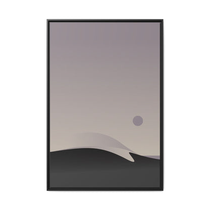 Hazy 4 - Framed Canvas