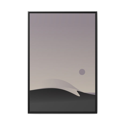 Hazy 4 - Framed Canvas