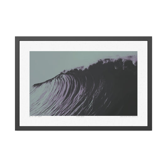 Night Wave 4 - Haze - Framed Print
