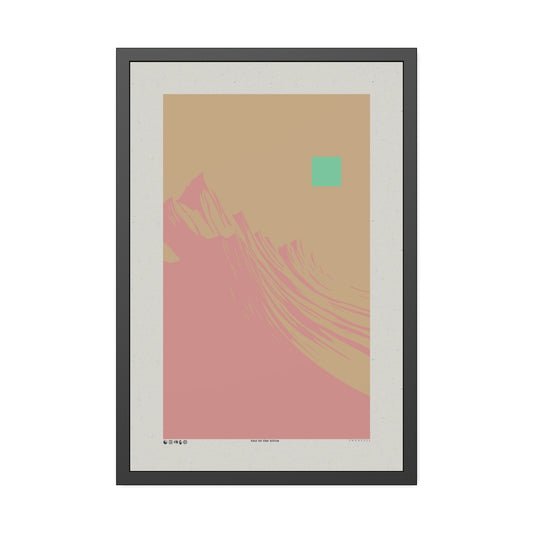 Run 2 The Hills - Dusk - Framed Print