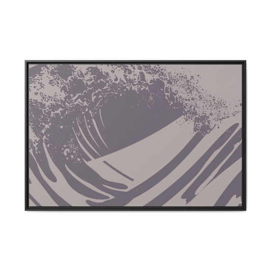 Turmoil - Purple Haze - Framed Canvas