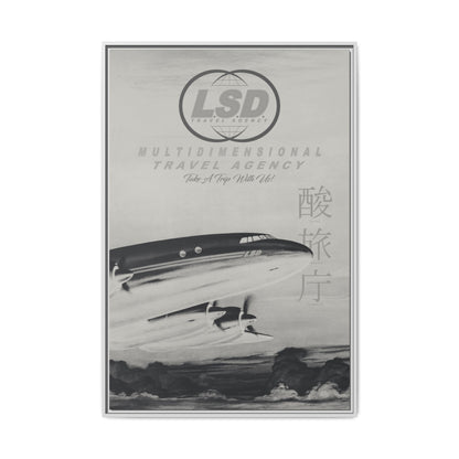 Take A Trip - Stone - Framed Canvas