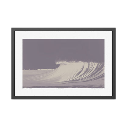 Night Wave 2 - Purple Haze - Framed Print