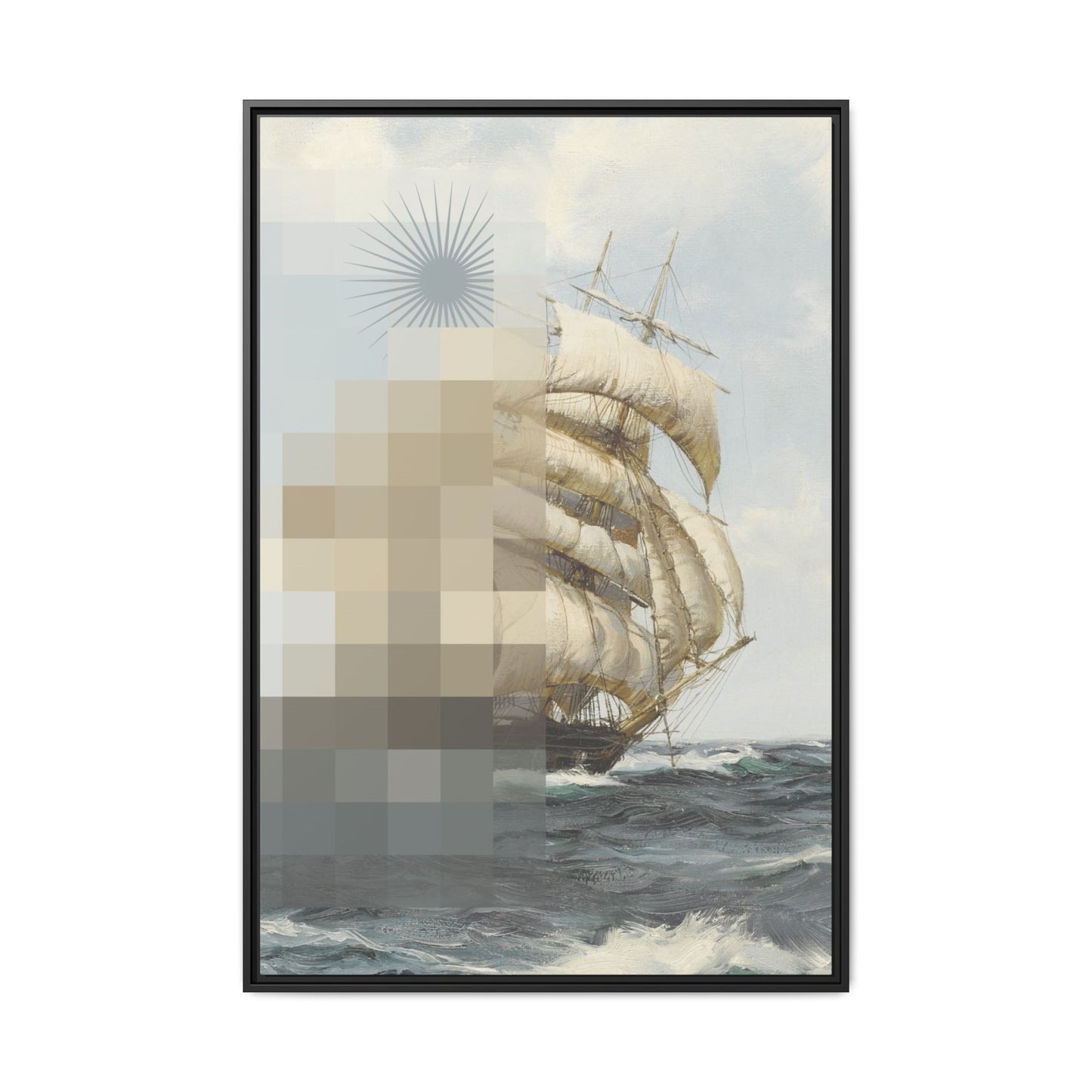 High Seas- Framed Canvas