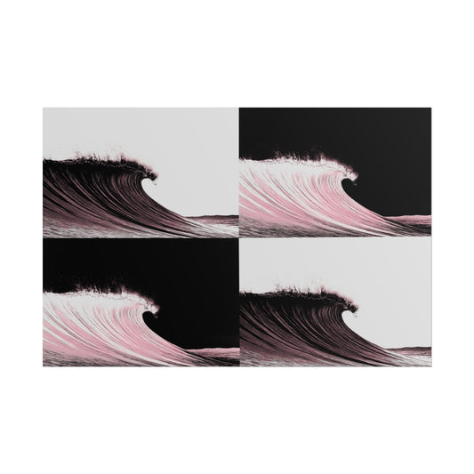 4D Surf - Black Rose - Fine Art Print