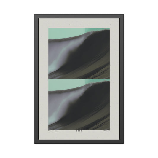 Double Up - Mist - Framed Print