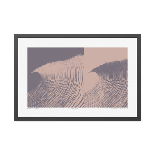 Night Wave 5 - Dusk - Framed Print