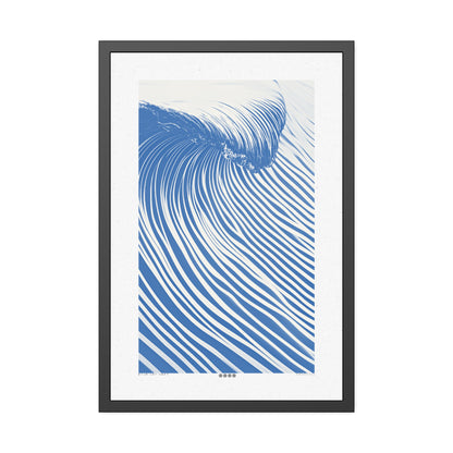 Wedge - Royal - Framed Print