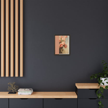 Rose Bloom - MDRN ANTQ - Framed Canvas