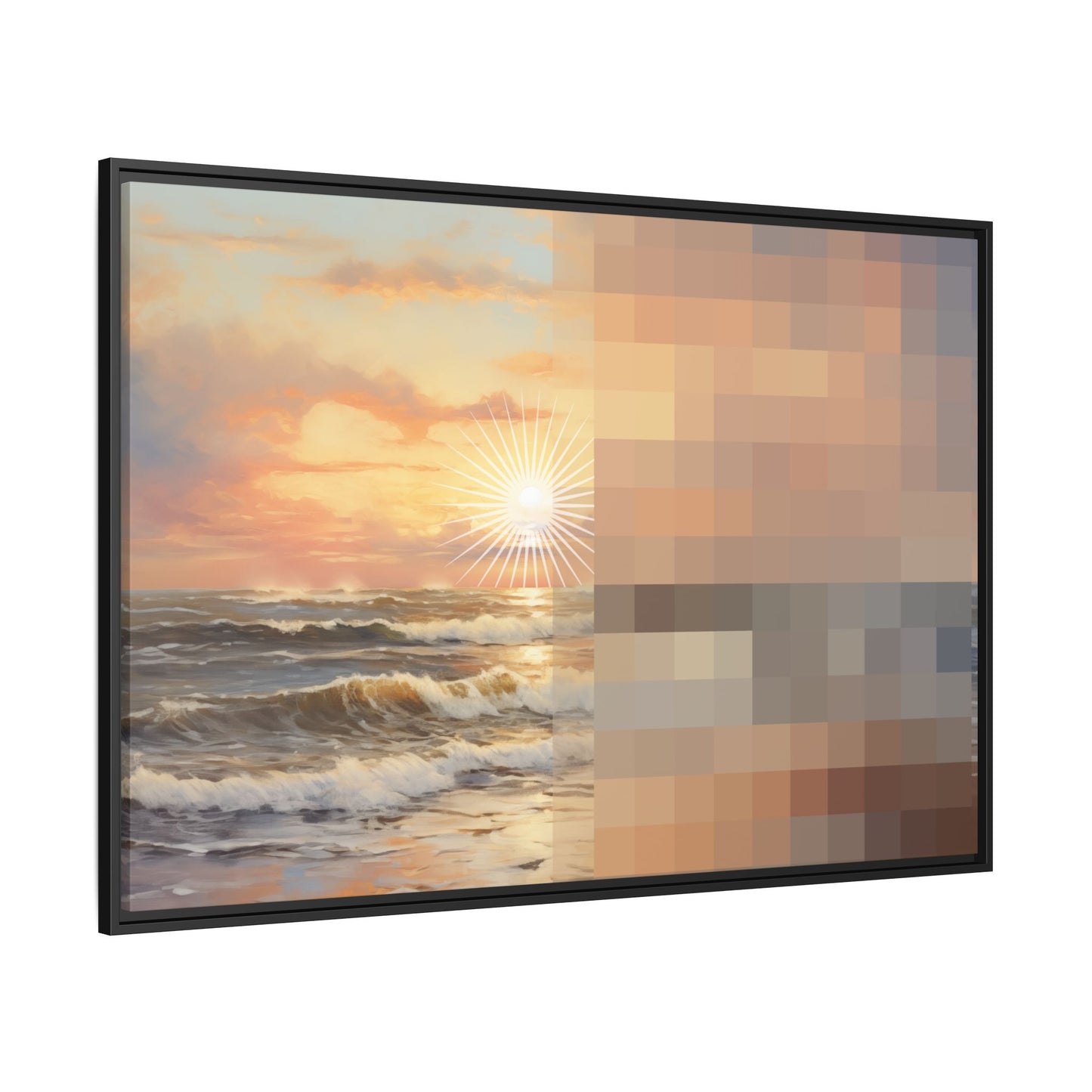 Golden Hour - Framed Canvas