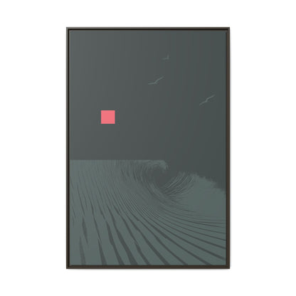Vortex - Deep Sea - XL Framed Canvas