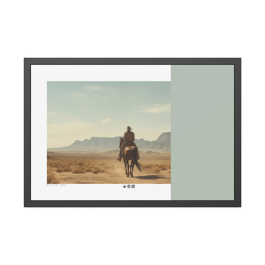 Lone Ranger - MDRN ANTQ - Framed Print