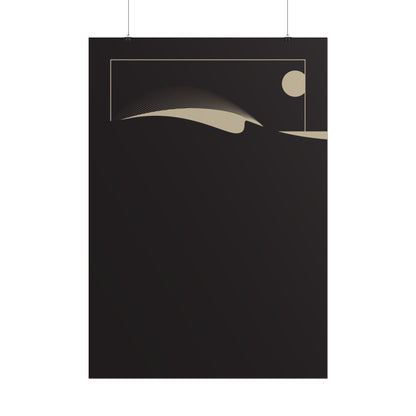 Night Wave 1 - Black - Fine Art Print