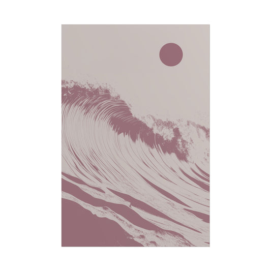 Thresh Wave - Rose - Fine Art Print