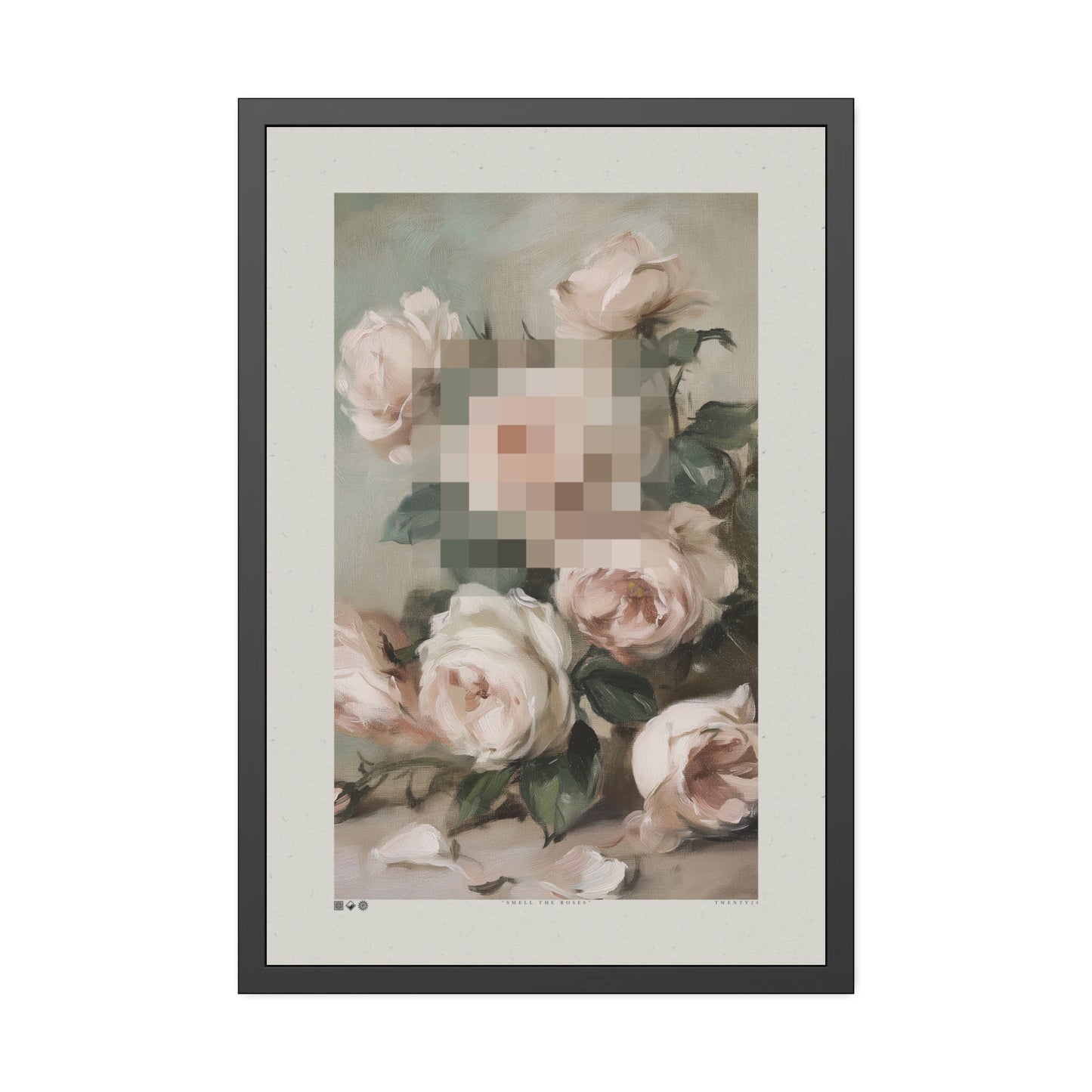 Smell The Roses 3 - Framed Print