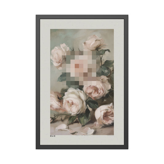 Smell The Roses 3 - Framed Print