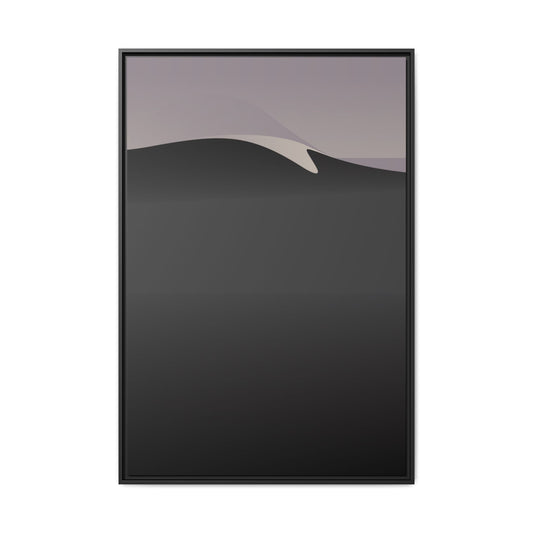 Hazy 3 - Framed Canvas