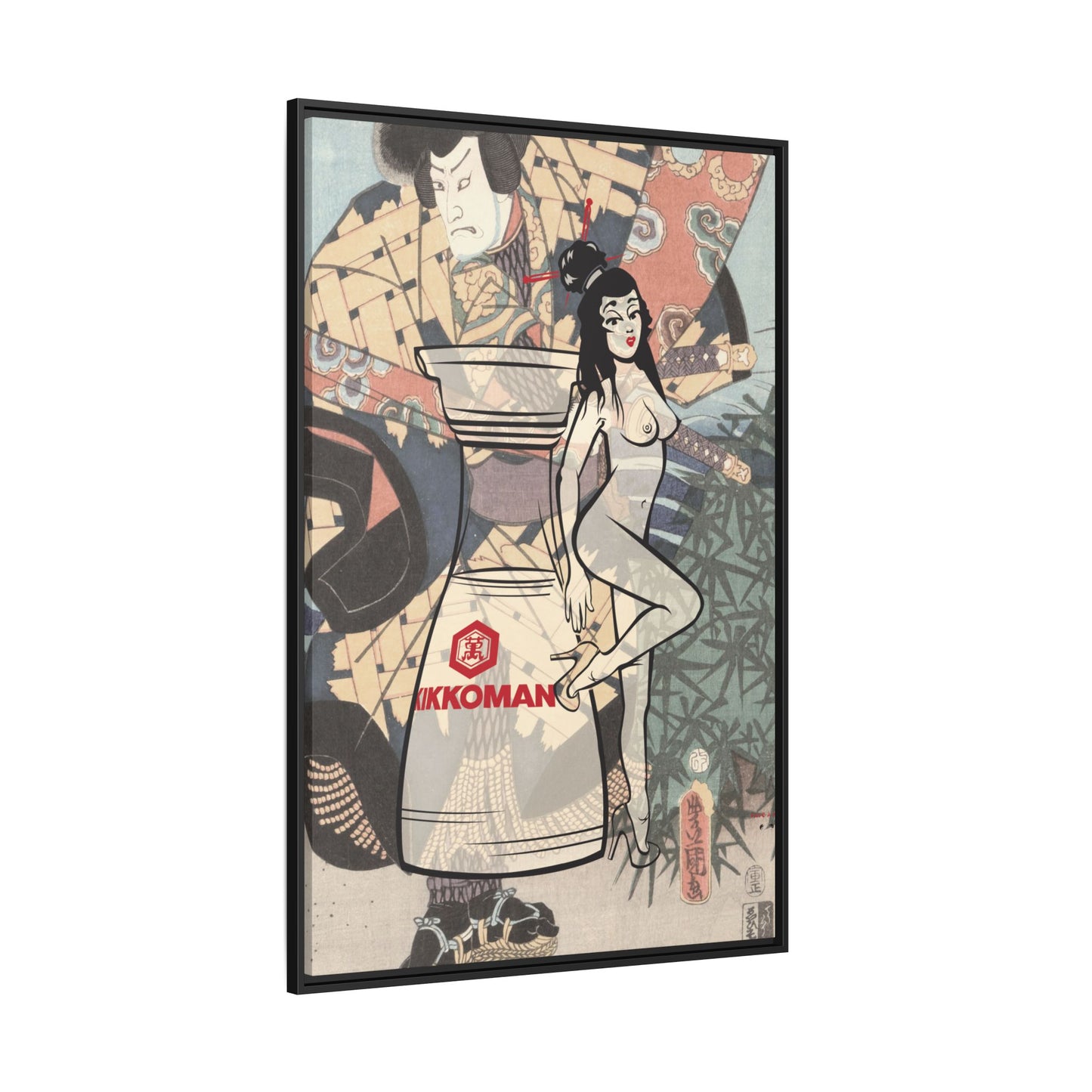 Kabuki 1 Take Out - Framed Canvas