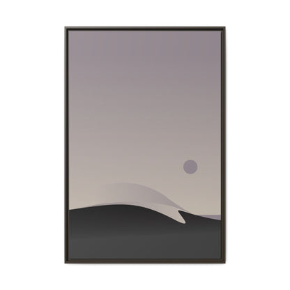 Hazy 4 - Framed Canvas